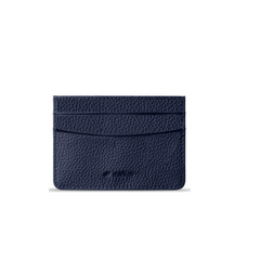 Melkco Origin Series Lai Chee Pattern Premium Leather Card Holder - Dark Blue