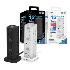 XPower Optimus 12 OM12 15-output switch power strip 12 Outlet PD3.0 Output (3M) Black-4895246613307