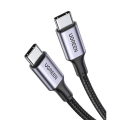 UGREEN USB-C Cable Aluminum Case with Braided 2m (Black) 100W