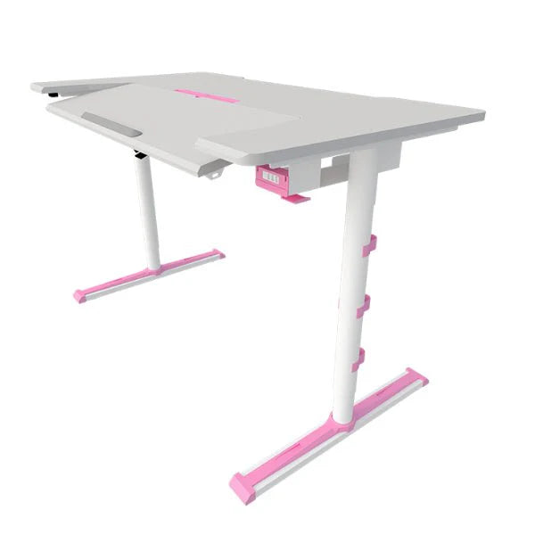 SADES Alpha Gaming Table With USB Hub - PINK