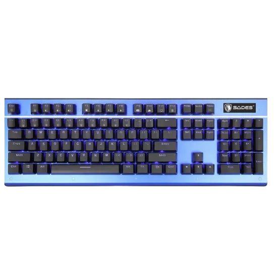 SADES Keyboard Sickle Mechanical Gaming K13 Blue