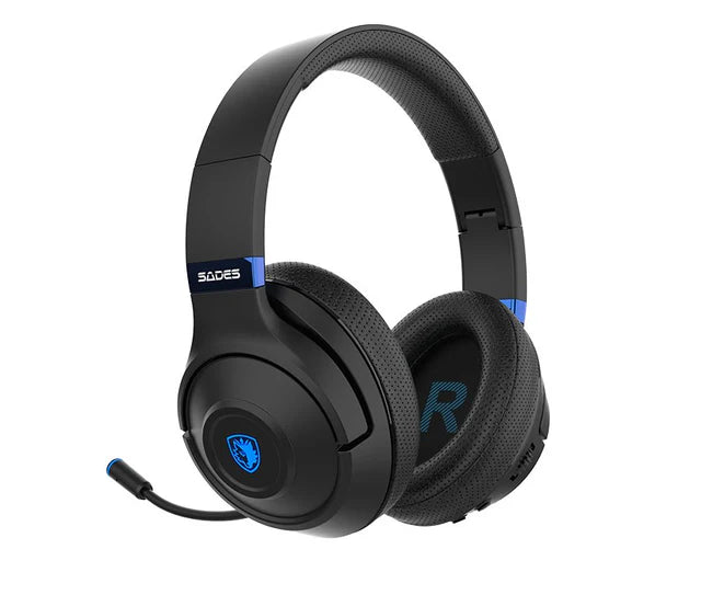 SADES WHISPER WIRELESS-BL HEADSET(SA-205) black