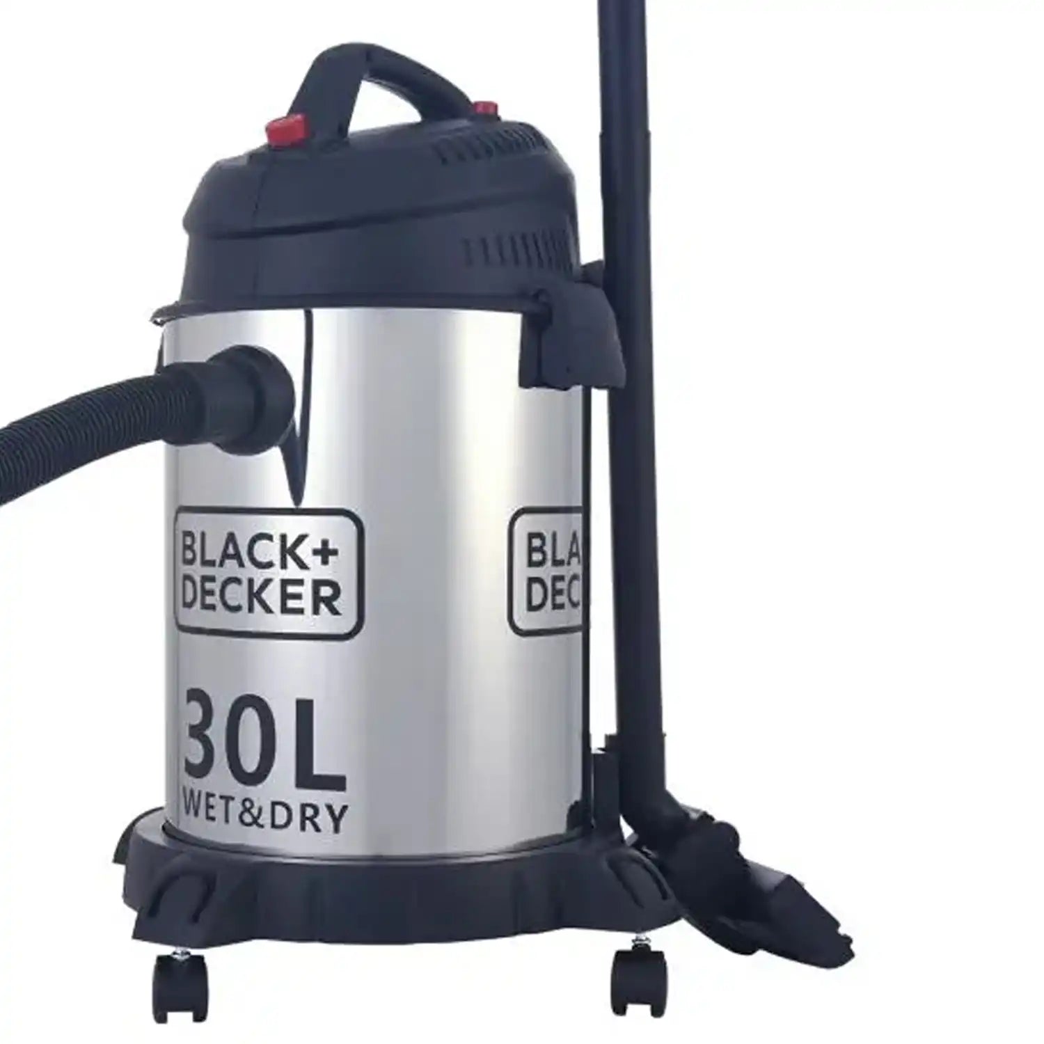 Black & Decker 30L Wet & Dry Drum Vacuum Cleaner 1400W (Stainless Steel Tank)  - WV1450-B5