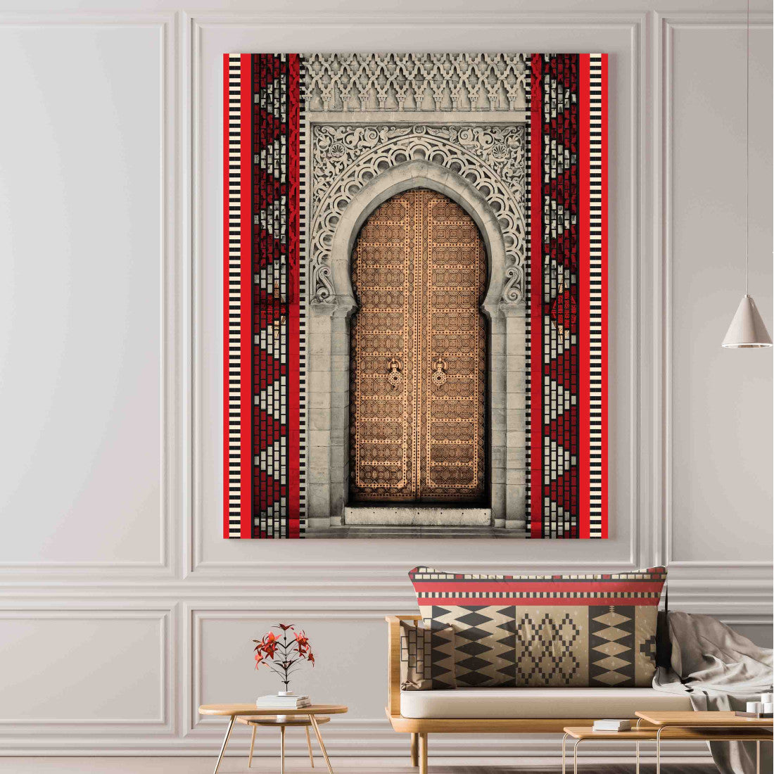 Canvas Wall Art Sadu Patterns, Doors to Heritage