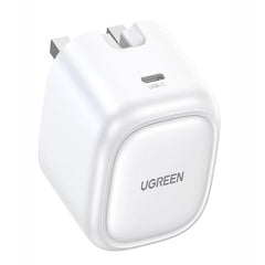 UGREEN Nexode 30W USB-C PD GaN Fast Charger UK -folding foot (White) CD305