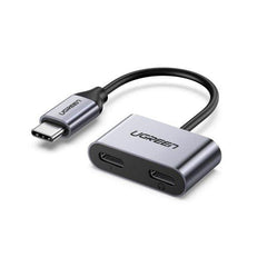 UGREEN USB-C One-Two Converter CM232 gray
