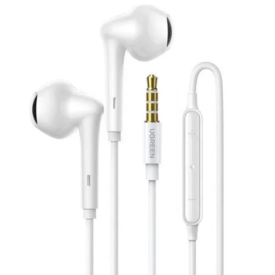 UGREEN Wired Earphones with 3.5mm Plug (White) EP101
