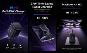 UGREEN Charger USB-C 3-Port 45W