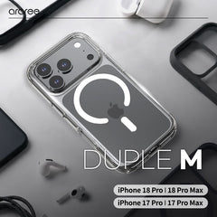 Araree Duple Magsafe Cover For iPhone 18 Pro/iPhone 17 Pro -Clear
