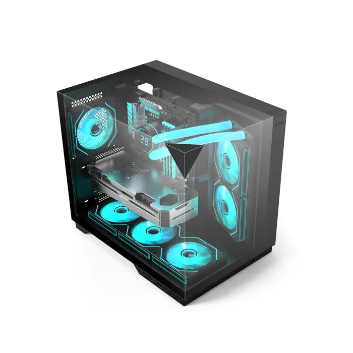 Acer V330B Mid Tower Gaming PC Case – Black (6-Fans)