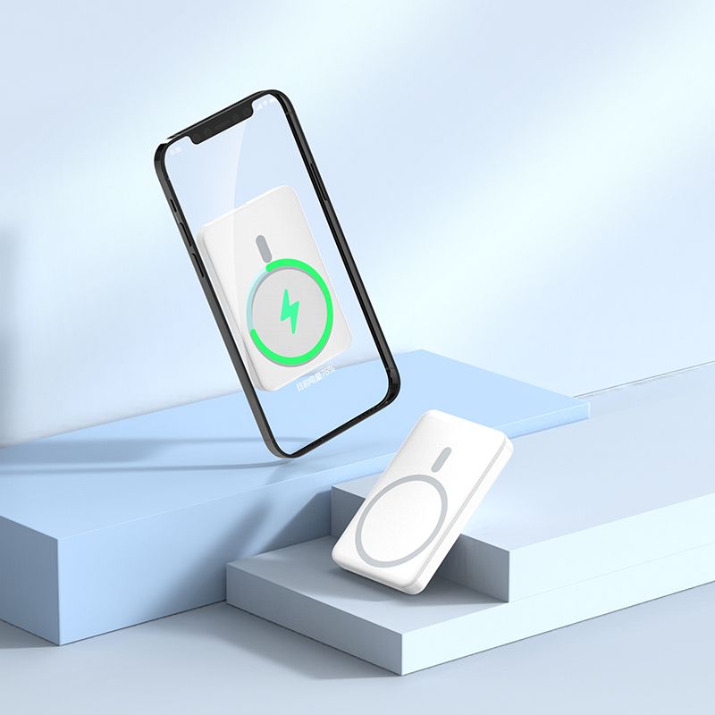 Xtrememac Magnetic Powerbank 5000 Mah Apple Magsafe Compatible - Usb-C Connector - White