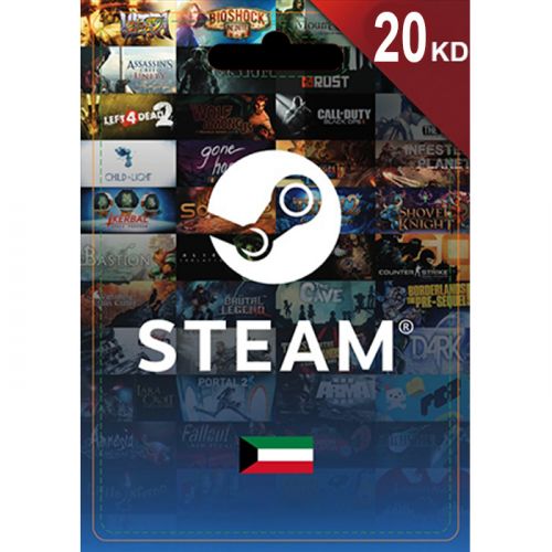 Steam E-Cards Steam  20 KWD Kuwait Store