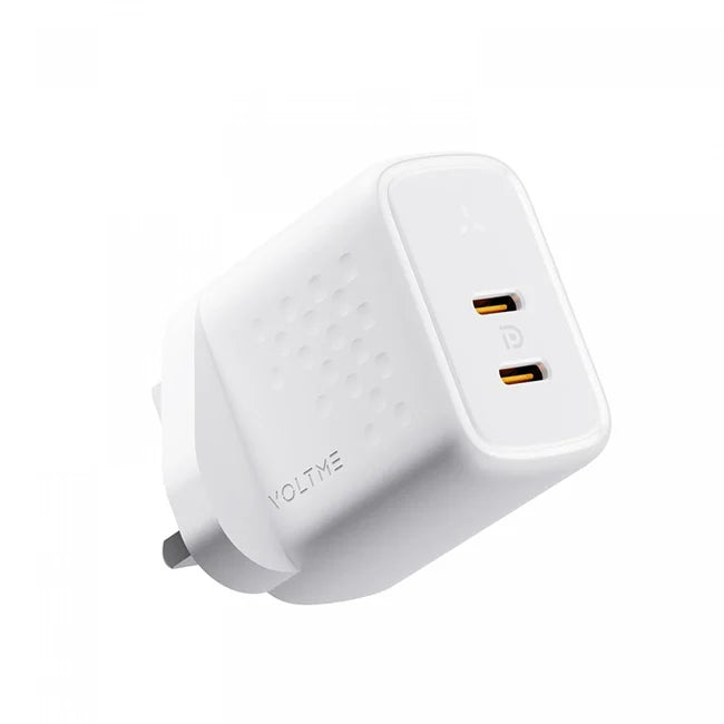 VOLTME Revo 35 Duo Lite Wall Charger (35W) White
