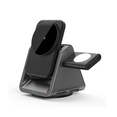 WIWU Wi-W018 3 in 1 Wireless Charger Black