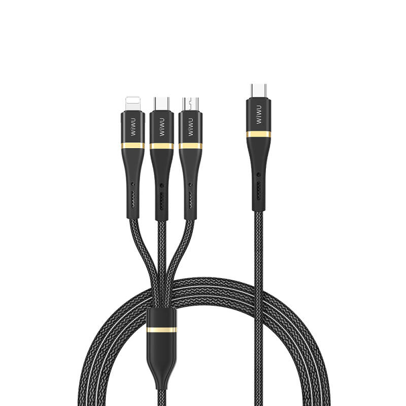 WIWU Wi-C024 C-C+L+M100W Black