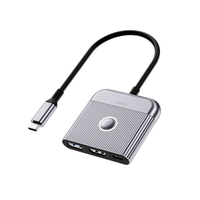Wiwu Traveling 3in1 USB C hub Wi-HB002