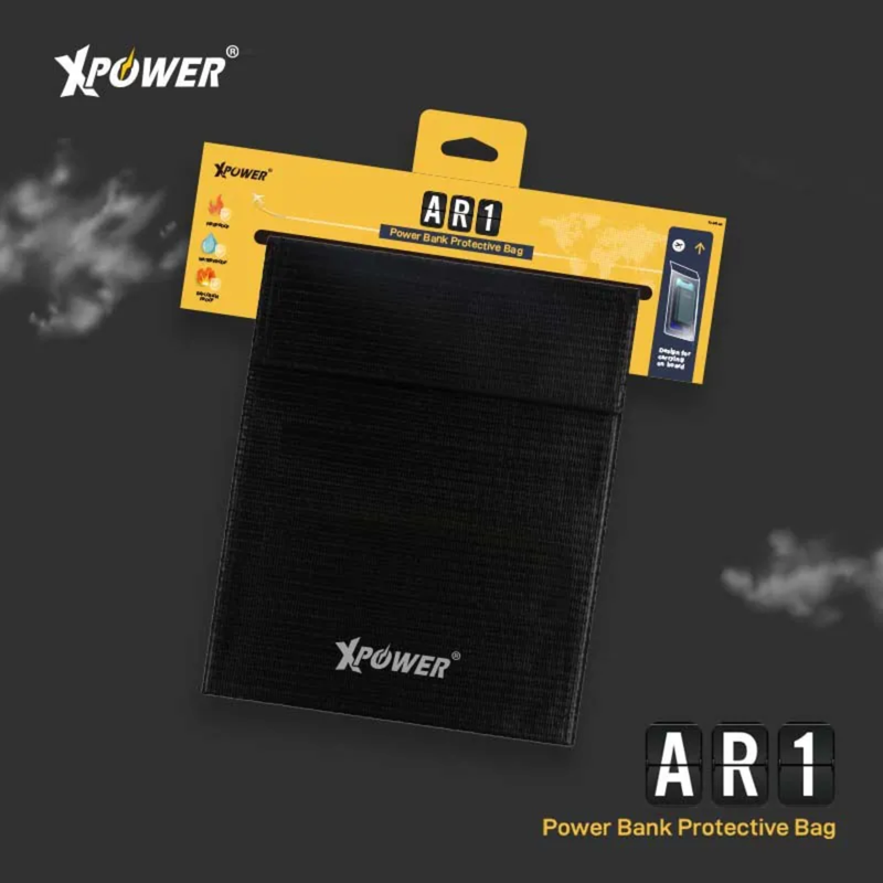XPower AR1 Power Bank Protective Bag (Square) Black-4895246612997