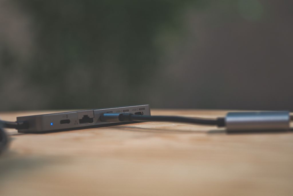 Xtrememac Type-C 5 In 1 Hub Max Pro For Macbook Pro 14' & 16' - Ethernet, Usb-C Pd 100W, 3* Usb-C