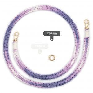 Torrii Knotty Braided Crossbody Strap – Gradient Purple-4897078509025