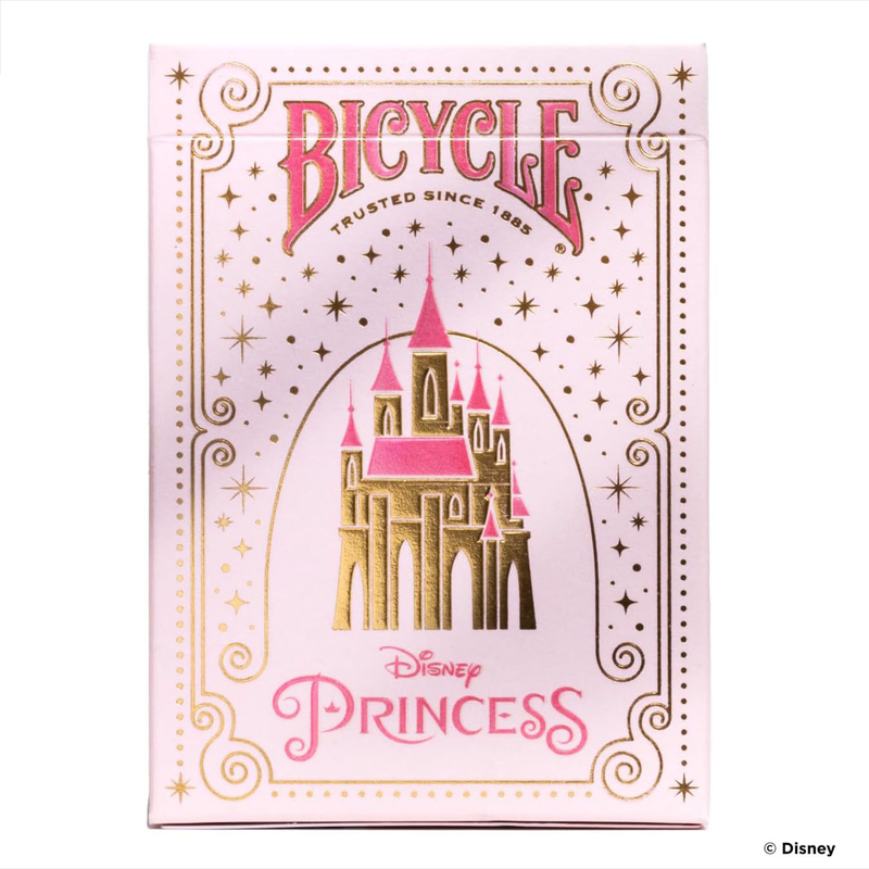 disney princess playing cards pink