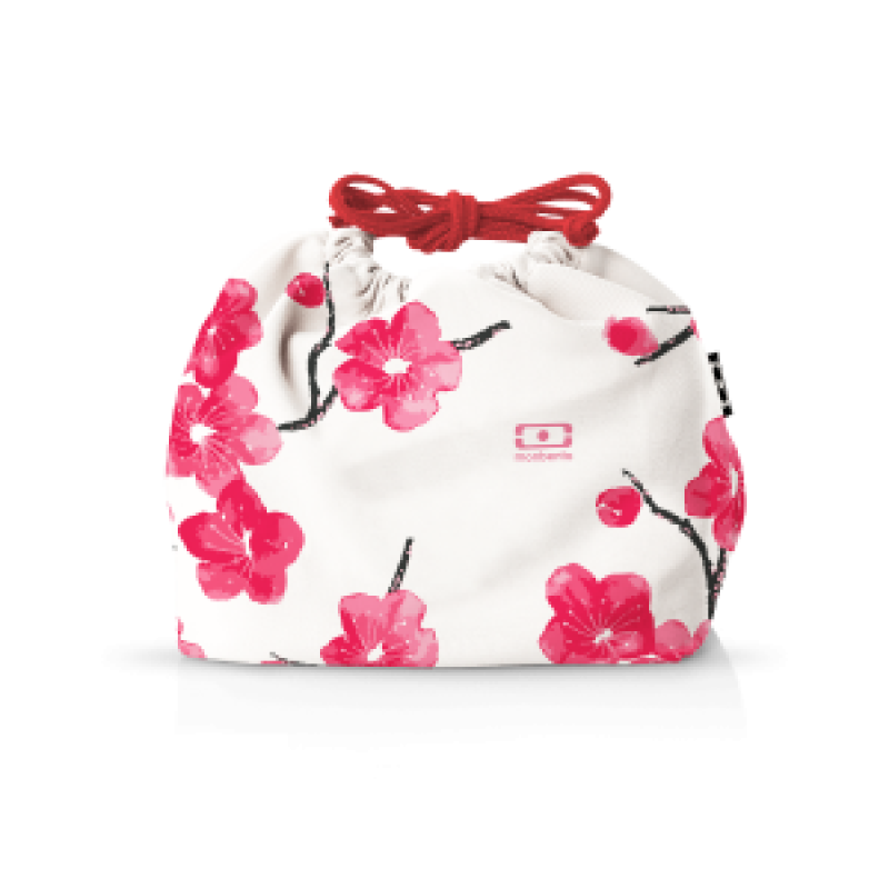 مونبنتو - ام بي حقيبة  غذاء بوكيت - جرافيك الزهور الوردية