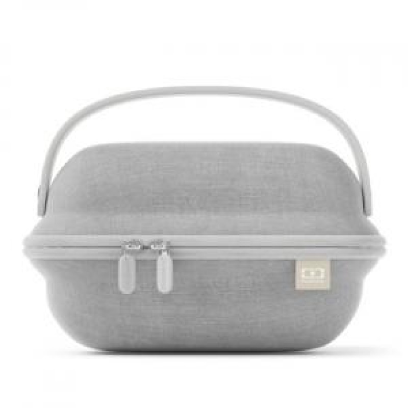 حقيبة مونبينتو معزولة لصندوق الغذاء - رمادية اللون