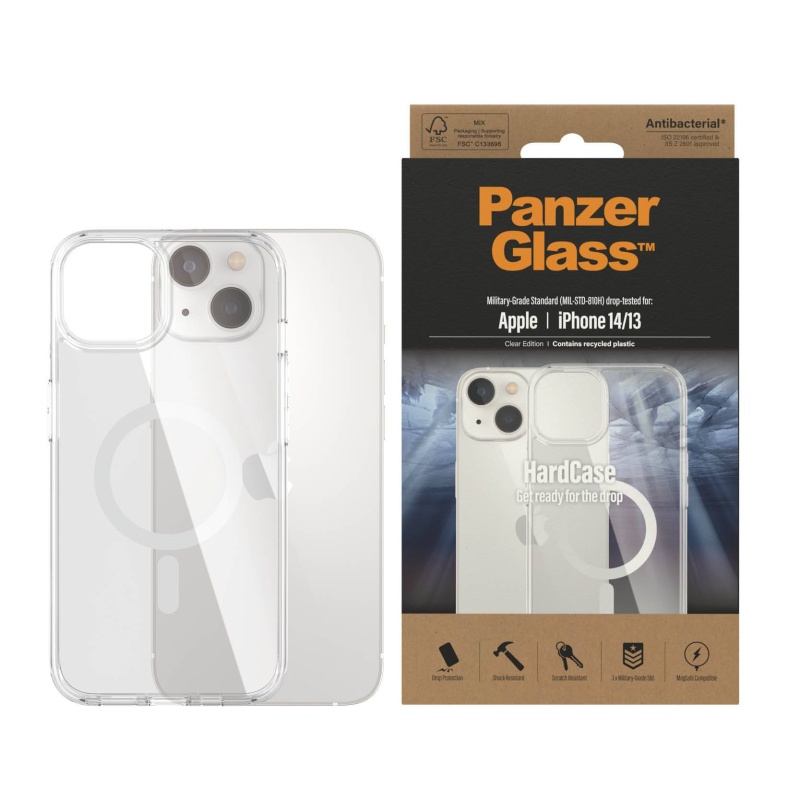 PanzerGlass For iPhone 14 HardCase MagSafe Compatible - Clear