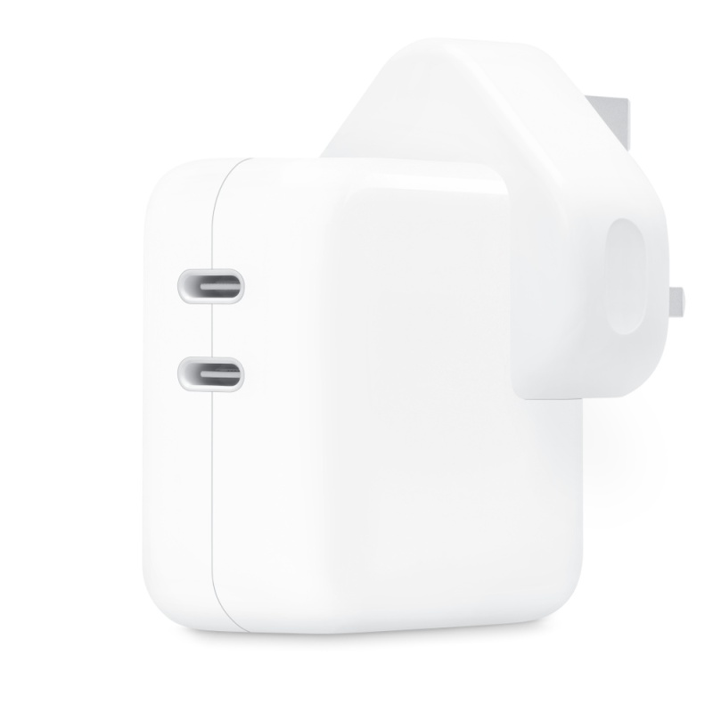 Apple Wall Charger 35W Dual USB-C Port Power Adapter