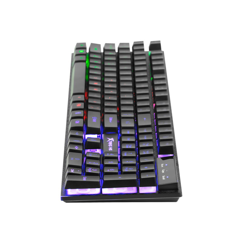 اكس تريك-لوحة مفاتيح سلكية للألعاب مع إضاءة خلفية - KB-305-RGB