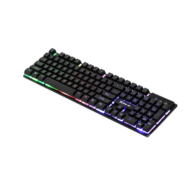 اكس تريك-لوحة مفاتيح سلكية للألعاب مع إضاءة خلفية - KB-305-RGB