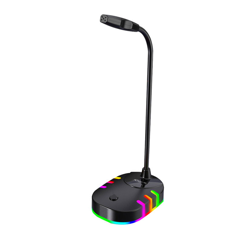 XTRIKE ME XMC-02 - ميكروفون ألعاب سلكي متعدد الاتجاهات ، USB ، حساسية عالية مع إضاءة RGB