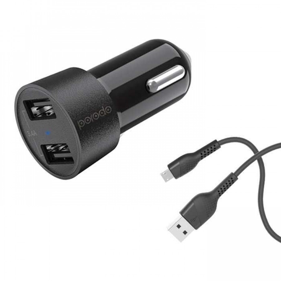 Dual USB Car Charger Lightning