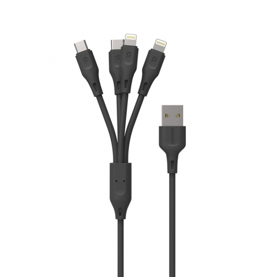 4in1 USB Cable Lightning /Type-C/Micro
