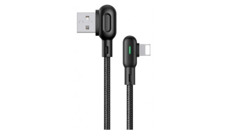 Cable at a double -type meal of the iPhone with brown color lighting