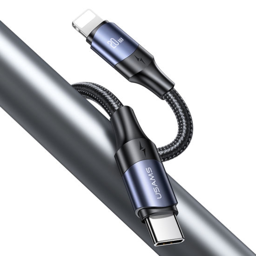 Type-C to Lightning 30W PD Cable Cable and fast charging Black