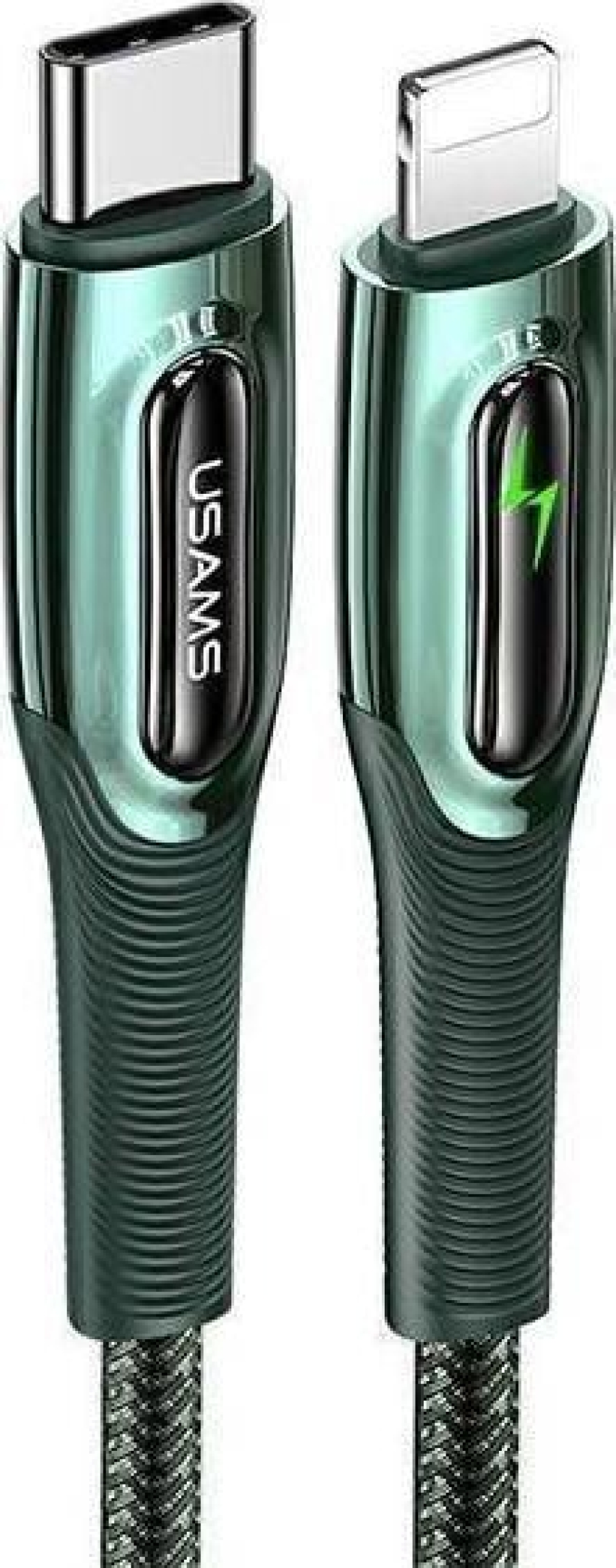 Type C cable to Lightning Smart Power -ff 30W PD Dark Green