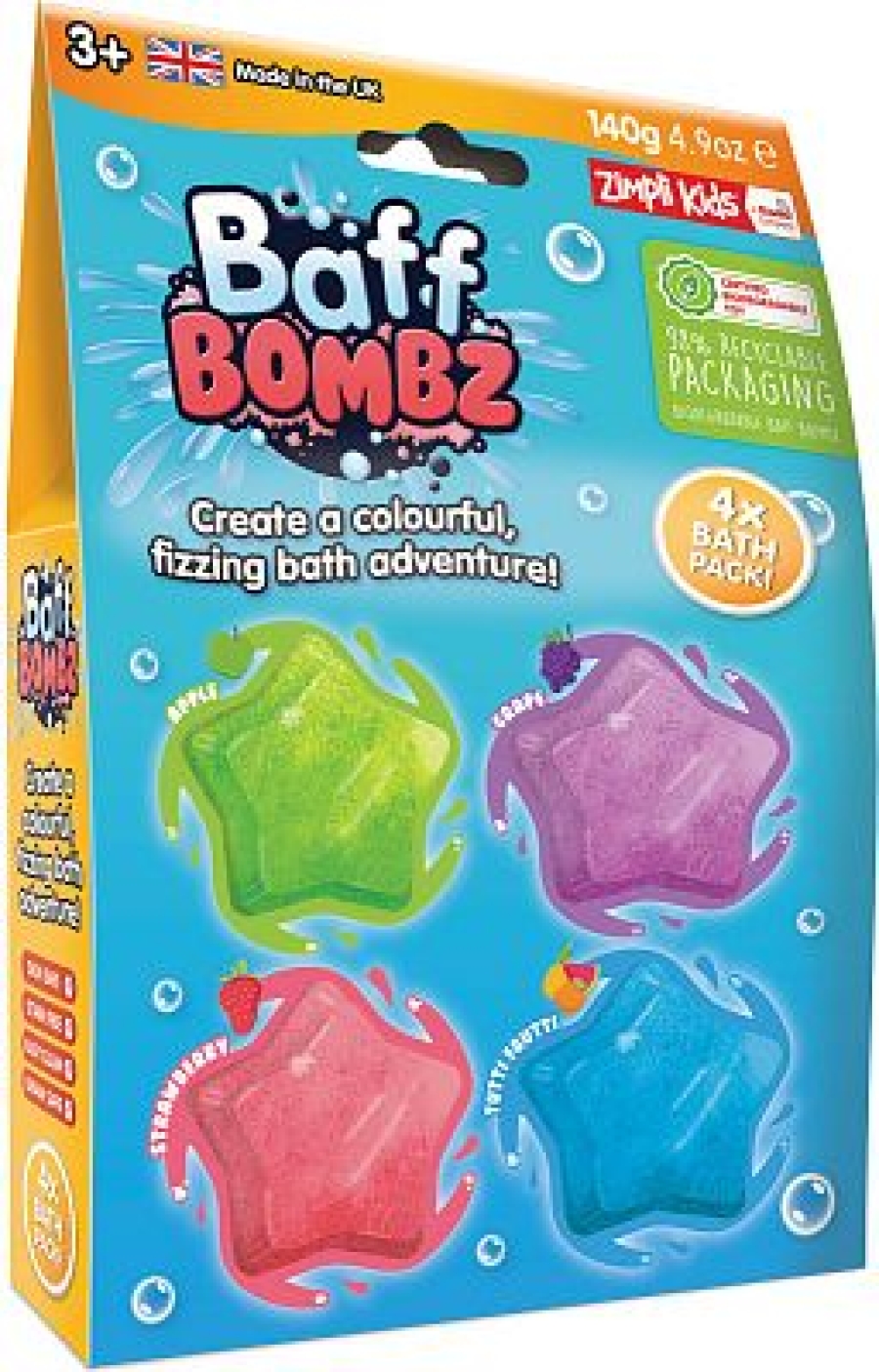 BAFF BOMBZ 4 PACK  STAR