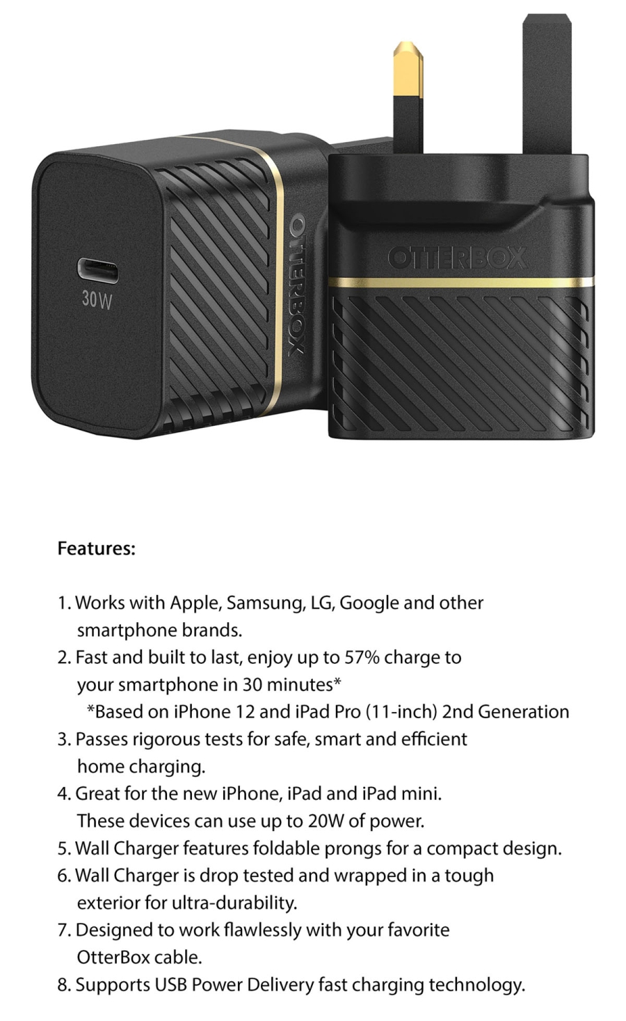 Otterbox USB-C Fast Charge Wall Charger 30W