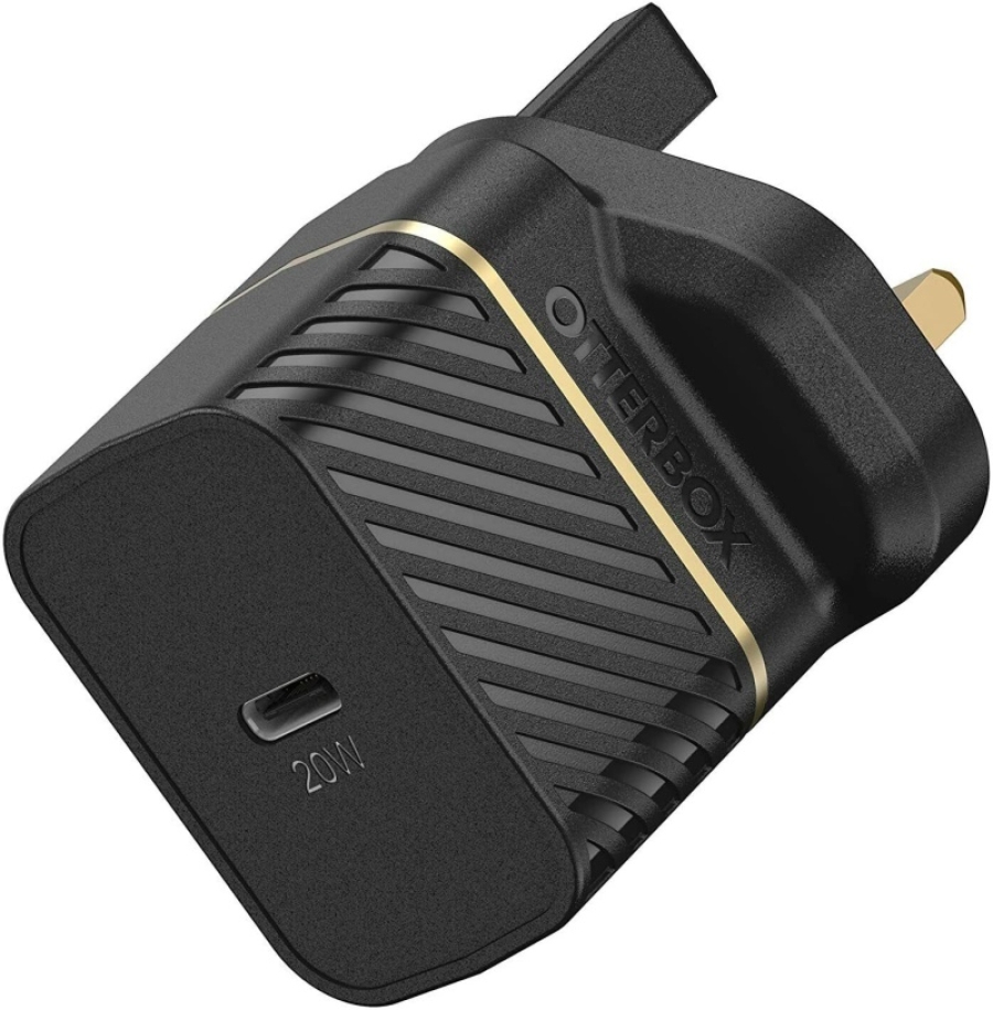 OtterBox USB-C Fast Charge Wall Charger, 20W - Black