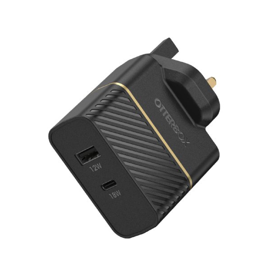 OtterBox 30W Dual Charger - Black