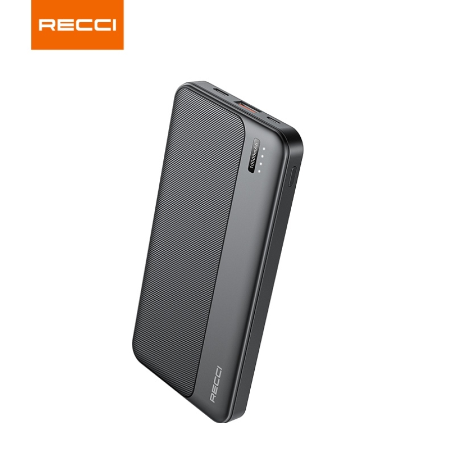 RECCI PD POWERBANK 10000 MAH BLACK