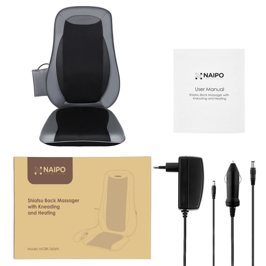 Back massager with heat from Naipo Shiatsu
