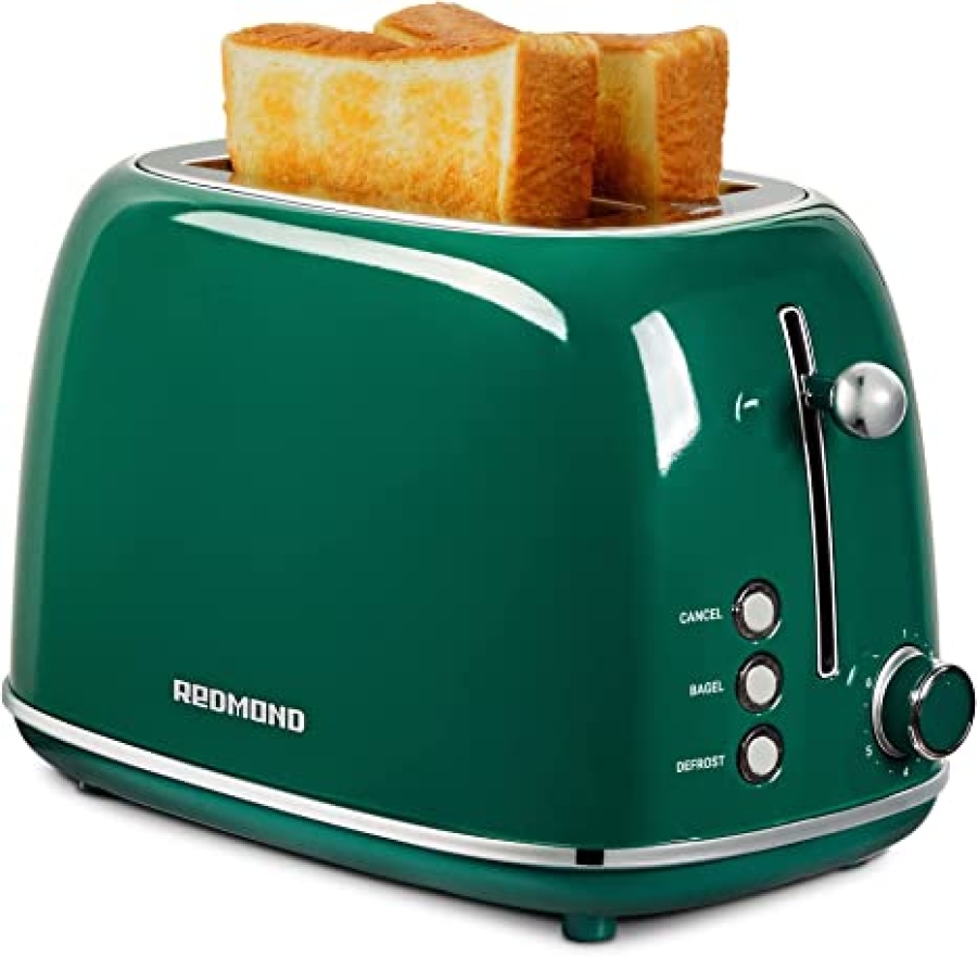 Admiral Toaster 2slice -750 Watts -6 Settings - Green Colour