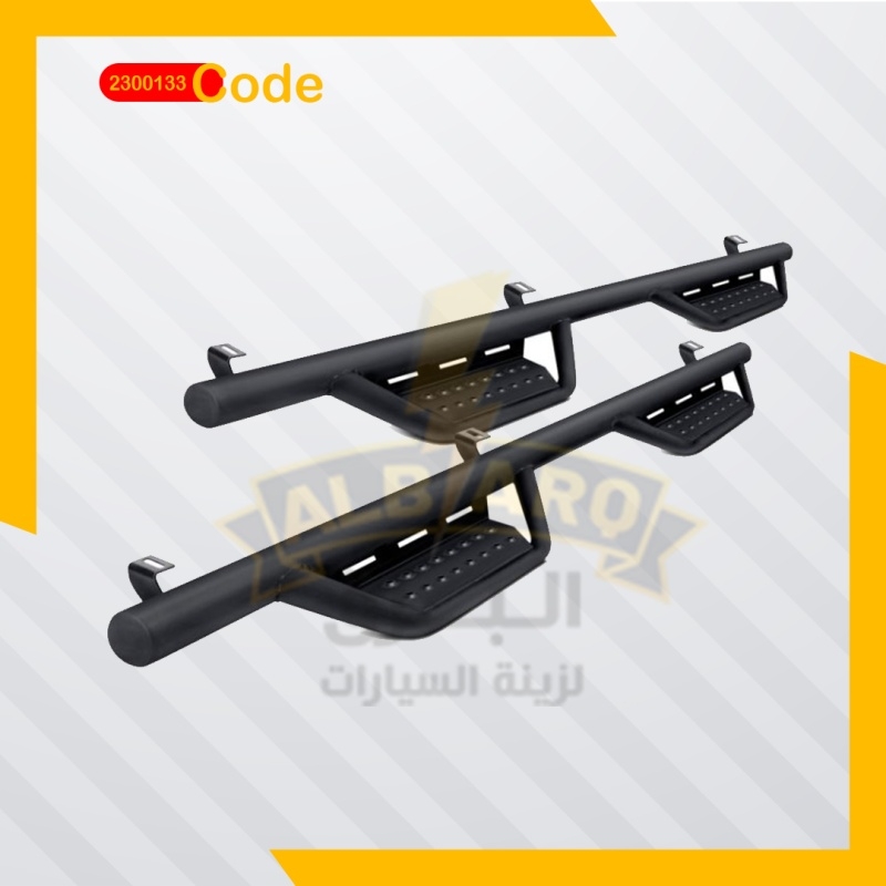 Pedal pipe, two-door, black, Silverado, NFAB 2019