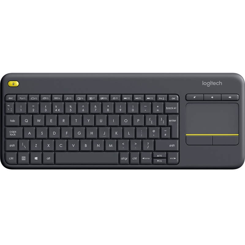 لوحة مفاتيح لاسلكية Logitech K400 Plus - عربي/انجليزي مع Touchpad