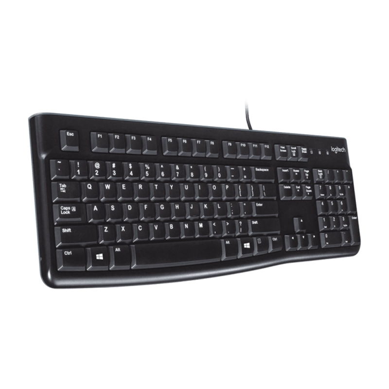 لوحة مفاتيح سلكية  K120 - عربي/انجليزي من Logitech