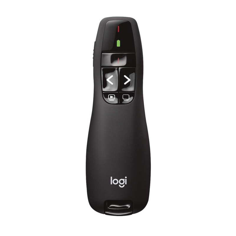 جهاز التحكم عن بعد للعرض التقديمي اللاسلكي R400 من LOGITECH