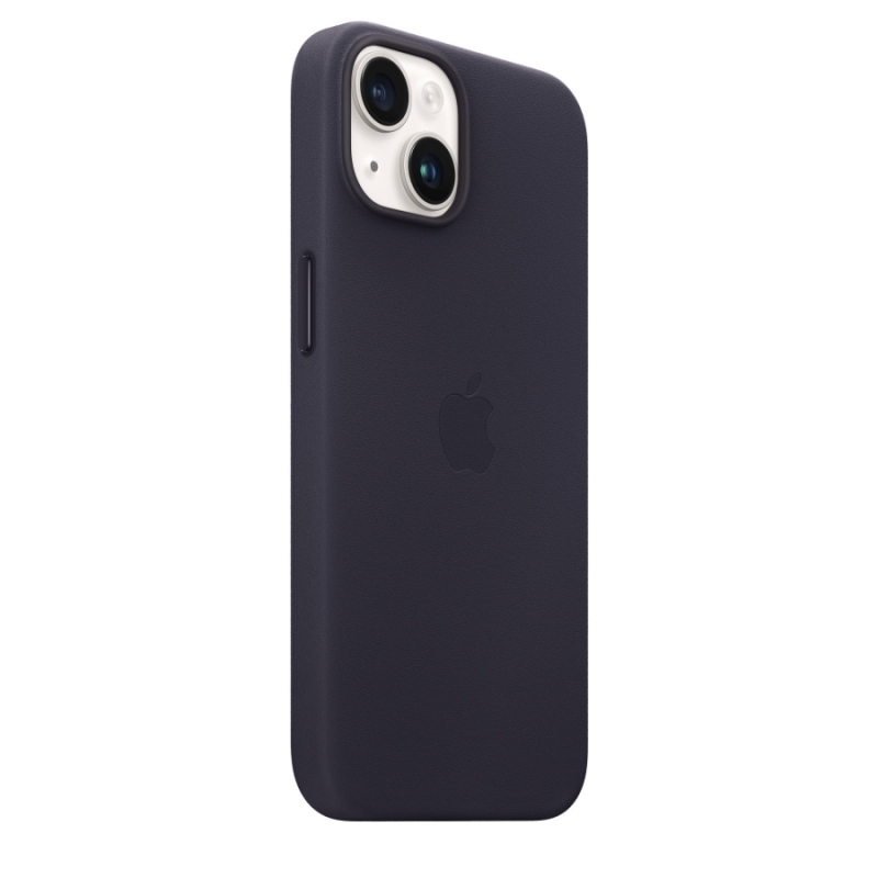 iPhone 14 Plus Leather Case with MagSafe - Ink