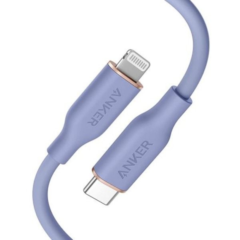 كابل PowerLine III Flow من USB-C  الي Lightning (3 قدم / 0.9 متر)  من Anker
