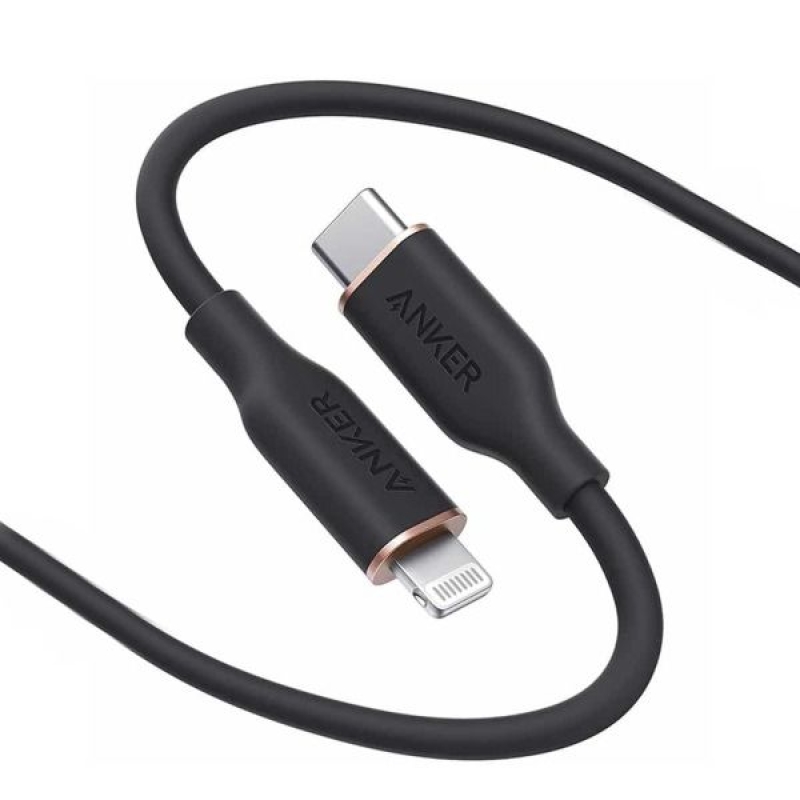 كابلPowerLine III Flow من USB-C  الي Lightning (6 قدم / 1.8 متر)  من Anker